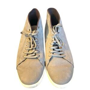 Cole Haan Grand Crosscourt Grey Suede High Top Sneakers SZ 10